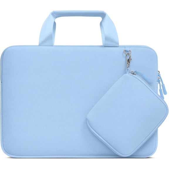 MOSISO Laptop Case 13.3 inch, 13-13.3 inch Laptop Sleeve Bag Compatible with MacBook Air/Pro 13 / Pro 14, HP Dell ASUS, Neoprene Carrying Computer Bag with Handle&Detachable Small Case
