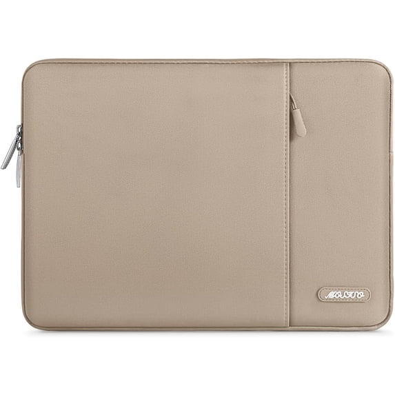 MOSISO Laptop Case 13.3 inch, 13-13.3 inch Laptop Sleeve Compatible with MacBook Air/Pro 13 / Pro 14, HP Dell ASUS Lenovo Notebook, Polyester Vertical Computer Sleeve Bag with Pocket