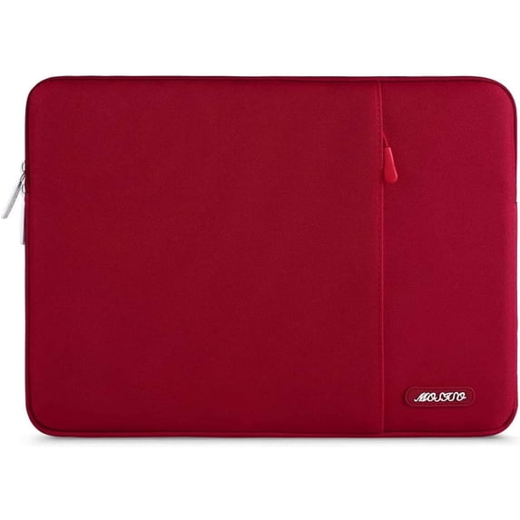 MOSISO Laptop Case 13.3 inch, 13-13.3 inch Laptop Sleeve Compatible with MacBook Air/Pro 13 / Pro 14, HP Dell ASUS Lenovo Notebook, Polyester Vertical Computer Sleeve Bag with Pocket