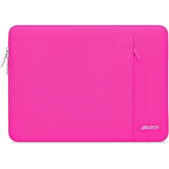 MOSISO Laptop Case 13.3 inch, 13-13.3 inch Laptop Sleeve Compatible with MacBook Air/Pro 13 / Pro 14, HP Dell ASUS Lenovo Notebook, Polyester Vertical Computer Sleeve Bag with Pocket