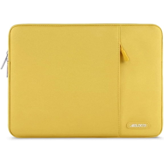 MOSISO Laptop Case 13.3 inch, 13-13.3 inch Laptop Sleeve Compatible with MacBook Air/Pro 13 / Pro 14, HP Dell ASUS Lenovo Notebook, Polyester Vertical Computer Sleeve Bag with Pocket