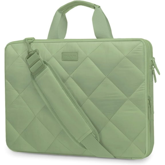 MOSISO Laptop Shoulder Bag, 16 inch Sleeve Laptop Bag, Double Layer Fluffy Padded with Anti-theft Zipper 360 Protective