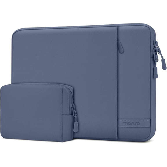 MOSISO Laptop Sleeve 13 inch Compatible with MacBook Neo 13/Air 13/Pro 13 360°Protective Water-Resistant Laptop Case with Vertical Pocket and Small Pouch