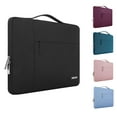 thumbnail image 1 of MOSISO Laptop Sleeve 14 Inch Notebook Briefcase Handbag for ThinkPad/Chromebook Polyester Carrying Sleeve Case Bag for 15 Inch MacBook Pro With Touch Bar, Black, 1 of 7