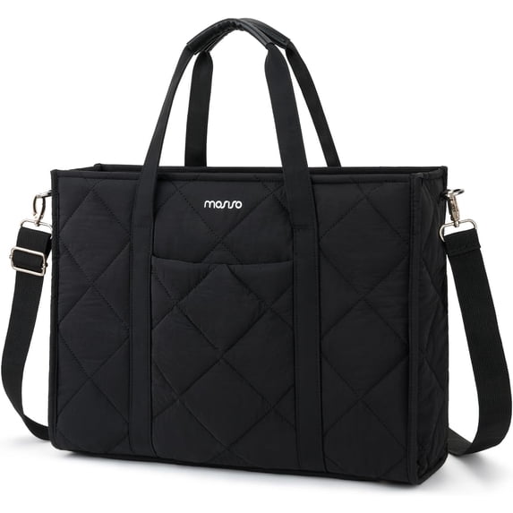 MOSISO Laptop Tote Bag for Women, 15-16 inch Laptop Bag with Trolley ...
