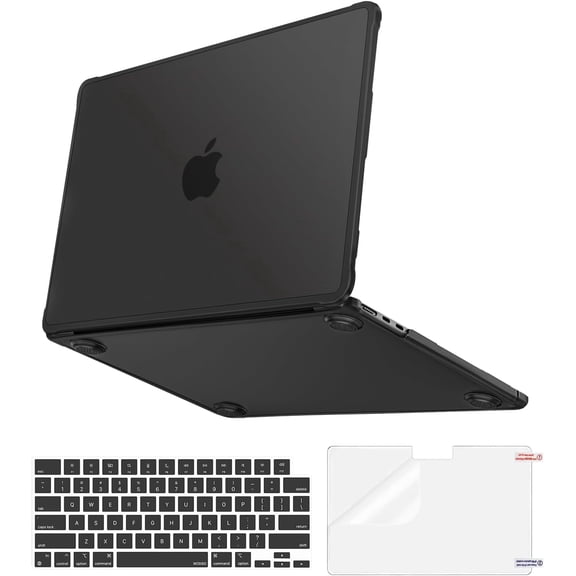 MOSISO MOSISO Compatible with MacBook Air 13 inch Case M5 M4 M3 M2 2026-2022 A3449 A3240 A3113 A2681, Anti-Fingerprints Corner Protective Hard Shell with TPU Bumper Edge,3 in 1 Kit