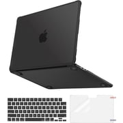 MOSISO MOSISO Compatible with MacBook Air 13 inch Case M5 M4 M3 M2 2026-2022 A3449 A3240 A3113 A2681, Anti-Fingerprints Corner Protective Hard Shell with TPU Bumper Edge,3 in 1 Kit