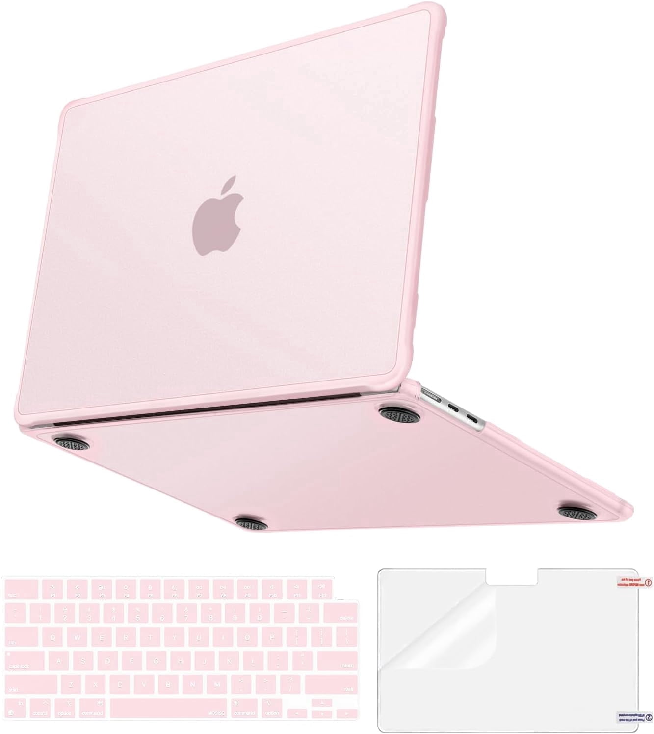 Hard Shells Picture MOSISO, MacBook Air 13 inch Case, Pink, Anti-Fingerprints, Hard Shell ...