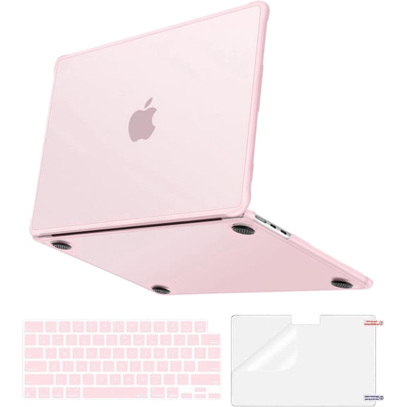 MOSISO MOSISO Compatible with MacBook Air 13 inch Case M5 M4 M3 M2 2026-2022 A3449 A3240 A3113 A2681, Anti-Fingerprints Corner Protective Hard Shell with TPU Bumper Edge,3 in 1 Kit