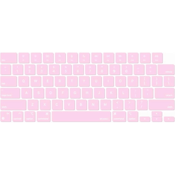 MOSISO Mac Keyboard Protector Keyboard Cover Skin Compatible with MacBook Air 13.6 inch M2 M3 / Air 15 inch M2 M3 / Pro 14 inch M1 M2 M3 M4 / Pro 16 inch M1 M2 M3 M4