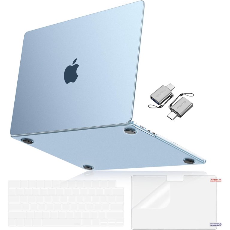 MOSISO MacBook Air 15 inch Case for 2025 2024 2023 M4 M3 M2, Hard