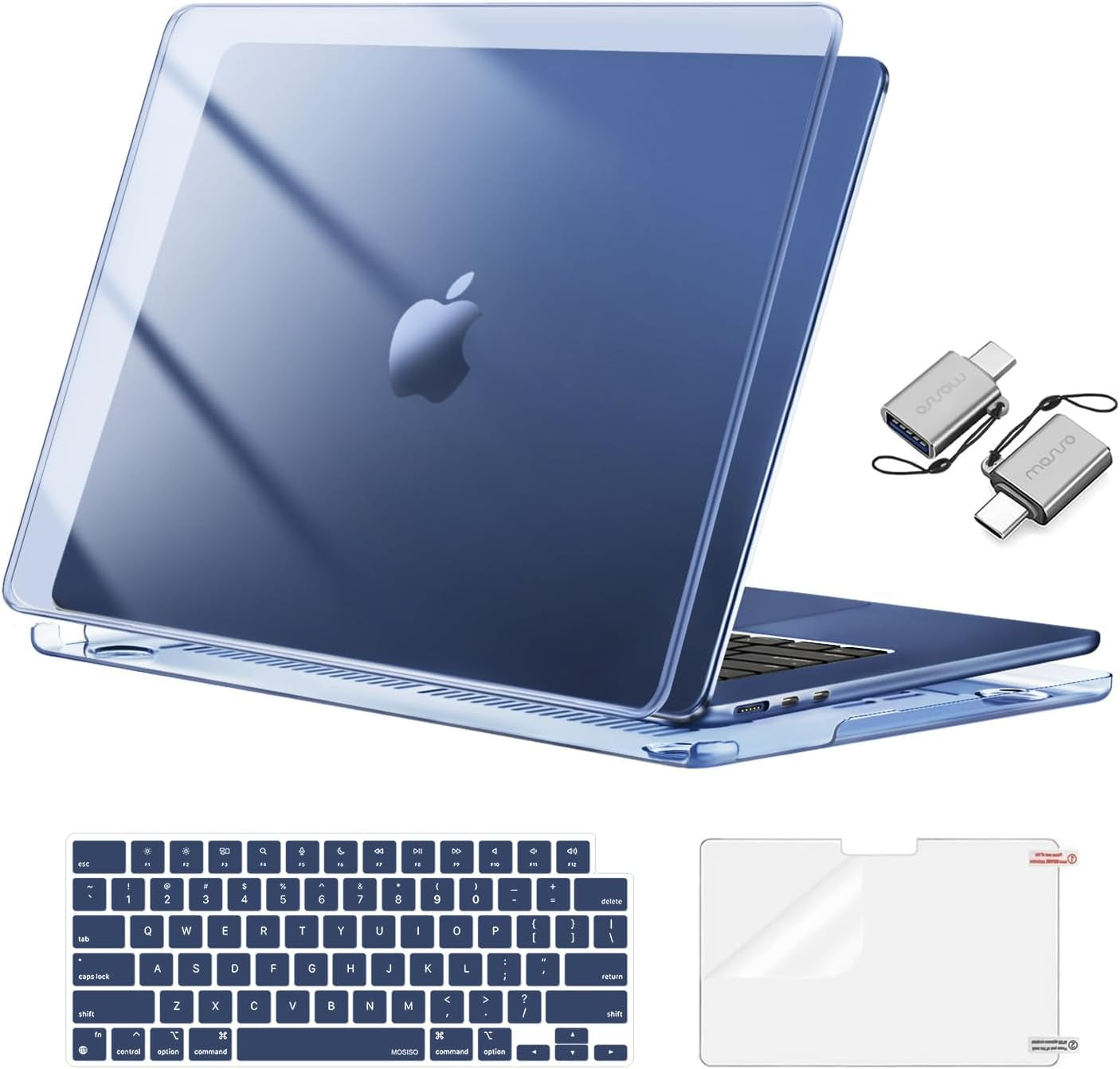MOSISO MacBook Air 15 inch Case for 2025 2024 2023 M4 M3 M2, Hard Shell ...