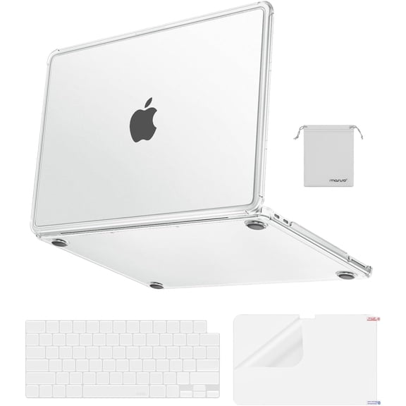 MOSISO MacBook Neo 13 Inch Case A3404 2026 Release Matte Clear Hard Shell with Reinforced Corners