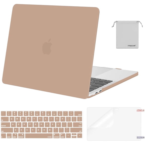 MOSISO MacBook Pro 13 inch Case for M2 2025, 2024, 2023, 2022-2016 A2338 M1 A2251 A2289 A2159 A1989 A1708 A1706, Plastic Hard Shell&Keyboard Cover&Screen Film&Storage Bag