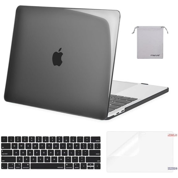 MOSISO MacBook Pro 13 inch Case for M2 2025, 2024, 2023, 2022-2016 A2338 M1 A2251 A2289 A2159 A1989 A1708 A1706, Plastic Hard Shell&Keyboard Cover&Screen Film&Storage Bag