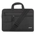 thumbnail image 1 of MOSISO Padded Polyester 13.3" Laptop Messenger Bag, Black, 1 of 6