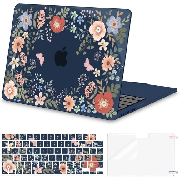 MOSISO Personalized MacBook Air 13 Inch Case, Custom Hard Shell with Keyboard Cover&Screen Protector&Type C, Compatible with M4 A3240 M3 A3113 M2 A2681 (2022-2025)