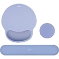 thumbnail image 1 of MOSISO Wrist Rest Support for Mouse Pad&Keyboard Set, Circle Curved Ergonomic Mousepad&Coaster Non-Slip Base Home/Office Pain Relief&Easy Typing Pad with Soft Cloth&Silicone Lining, 1 of 7