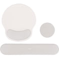 thumbnail image 1 of MOSISO Wrist Rest Support for Mouse Pad&Keyboard Set, Circle Curved Ergonomic Mousepad&Coaster Non-Slip Base Home/Office Pain Relief&Easy Typing Pad with Soft Cloth&Silicone Lining, 1 of 7