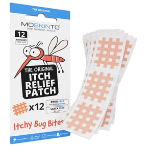 Moskinto The Original Mosquito Itch Relief Patch 12 Count