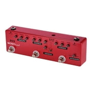 MOSKY DC5 6-in-1 Guitar Multi-Effects Pedal Delay + Chorus + Distortion + Overdrive + Booster + Buffer Full Metal Shell with True Bypass