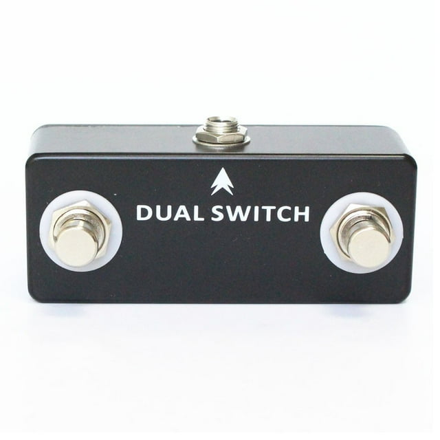 MOSKY Dual Momentary Switch Guitar Effect Pedal for Compact Full Metal