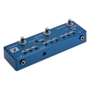 MOSKY RD5 5-in-1 Guitar Multi-Effects Pedal Reverb + Delay + Booster + Overdrive + Buffer Full Metal Shell with True Bypass