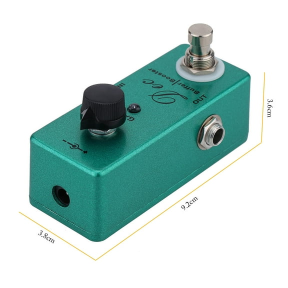 MOSKYAudio Effect Pedal,Boost Bypass Dec Buffer Pedal QAHM BUZHI QISUO Dec Boost