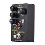 MOSKYAudio Effect maker,Pedal 4 Mode Volume/Tone/Sustain Switch /Tone/Sustain Portable Fuzz Processor - Portable Fuzz Processor Pedal HUIOP FUZZ Pedal 4 Mode Switch LAOSHE IUPPA