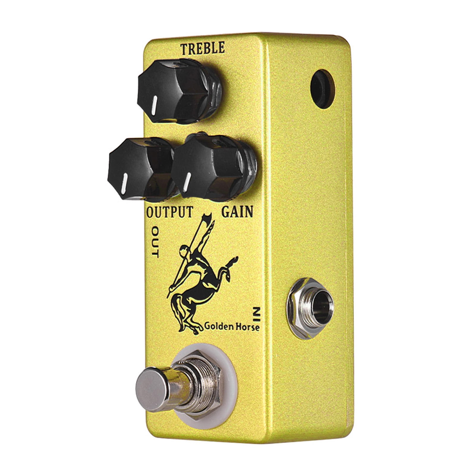 MOSKYAudio Golden Horse Guitar Pedal with Overdrive Effect Full Metal
