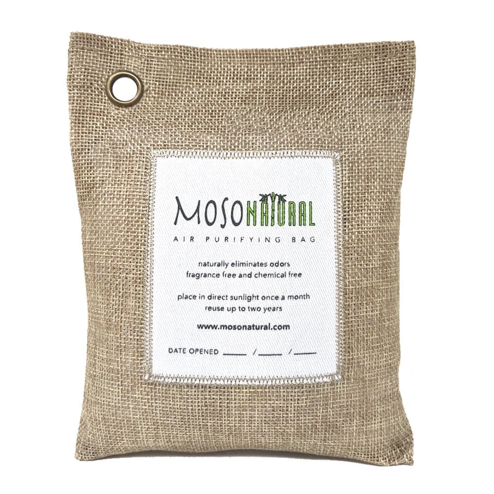 Moso Natural Air Purifying Bag, 200g Beige, Bamboo Charcoal Odor ...