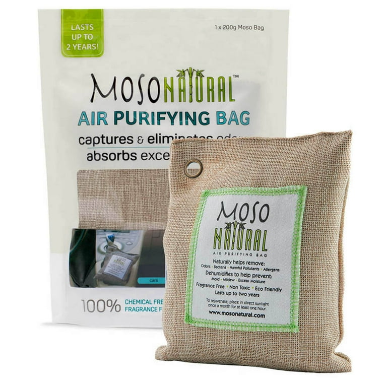 Moso natural air purifying bag car deals