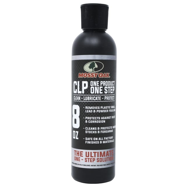 MOSSY OAK CLP Gun Oil | All-in-One | Cleaner, Lubricant, & Protectant [CLP] | One-Step Gun Cleaner and Gun Oil Lubricant | 8oz. Bottle of CLP Gun Cleaner and Lubricant