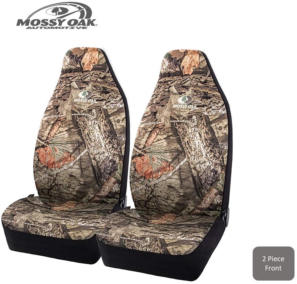 MOSSY Oak High Back Camo Seat Covers, Airbag Compatible, Universial Fit