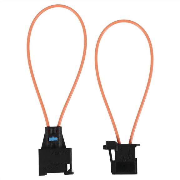 MOST Fiber Optic Loop Bypass MALE & FEMALE Kit Adapter for -,1x Male Connector 1x Female Connector,black