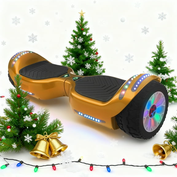 MOSTA All Terrain Self-Balance Scoote ,Electric Scooter Board for Kids & Adults with Bluetooth and Led Lights,6.5 inch,165 lbs capacity Perfect Gift
