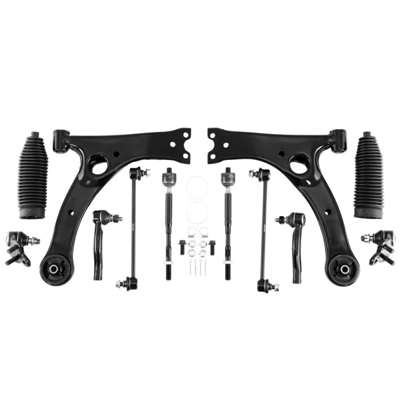 MOSTPLUS 12X Front Lower Control Arm Ball Joint &Sway Bar Link for 2003-08 Toyota Corolla