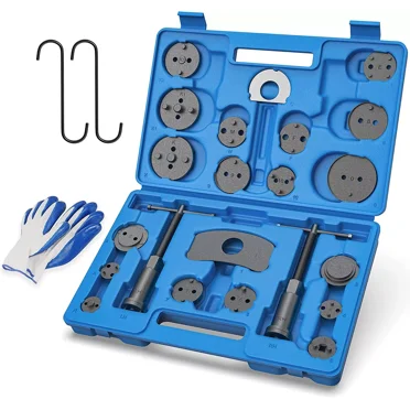MOSTPLUS 27Pcs Universal Disc Brake Caliper Tool Piston Pad Wind Back Hand Kit W/ Hooks