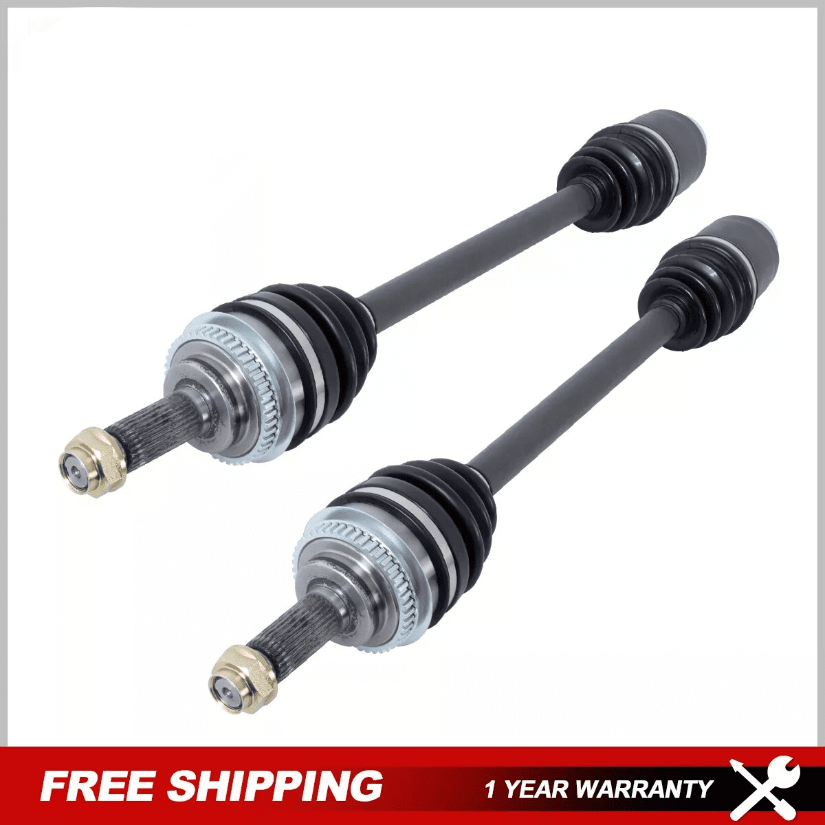MOSTPLUS 2PCS Front CV Joint Axle Shaft for Subaru Baja Forester Impreza Legacy Outback