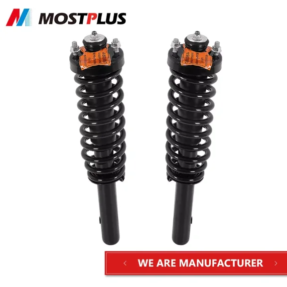MOSTPLUS 2PCS Front Complete Struts Shock Absorbers for 1997-2001 Honda CR-V 4WD FWD