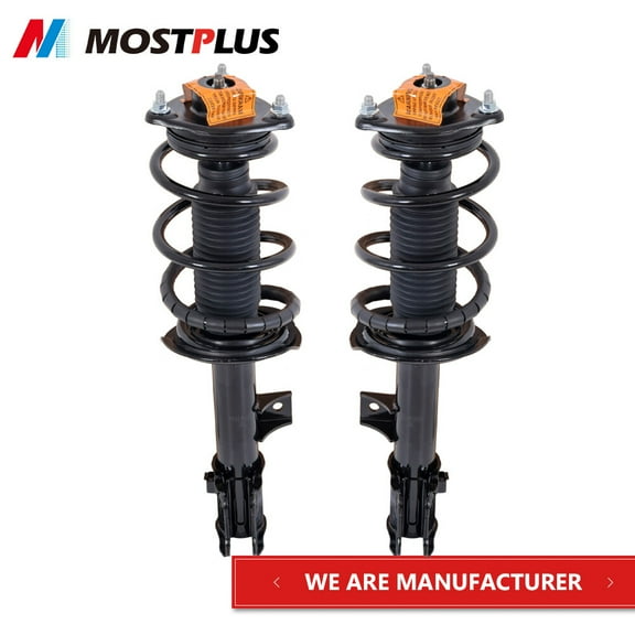 MOSTPLUS 2PCS Front Complete Struts Shocks w/ Coil Springs for 2011-2016 Kia Sportage