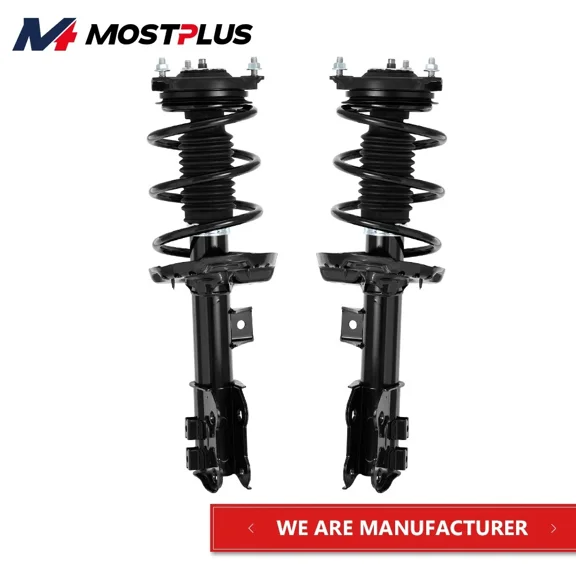 MOSTPLUS 2PCS Front Shock Strut Coil Spring Assembly for 16-19 Hyundai Sonata Kia Optima