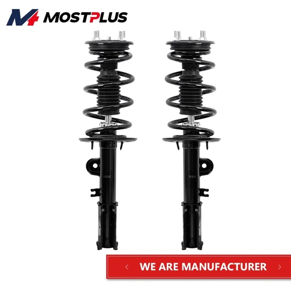 MOSTPLUS 2PCS Front Shock Struts w/ Coil Spring for 13-19 Ford Explorer FWD 172730 172729