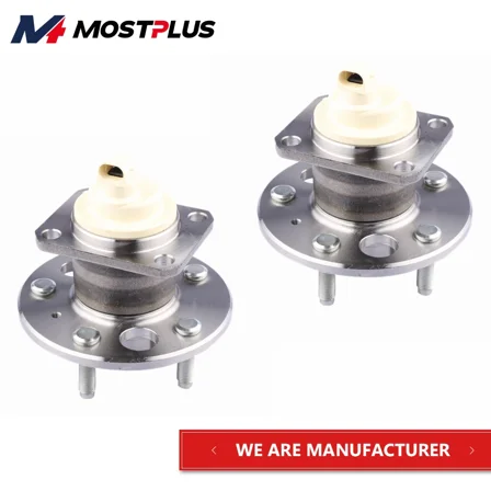 MOSTPLUS 2PCS Rear Wheel Hub Bearing Assembly for Chevy Buick Pontiac Left & Right Side