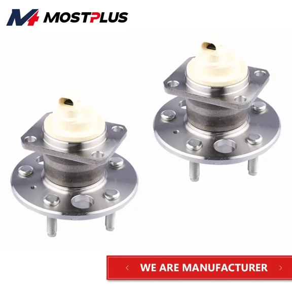 MOSTPLUS 2PCS Rear Wheel Hub Bearing Assembly for Chevy Buick Pontiac Left & Right Side