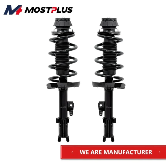 MOSTPLUS 2X Front Shocks Struts Spring Assembly for 2010-2013 Kia Soul 1333332L 1333332R