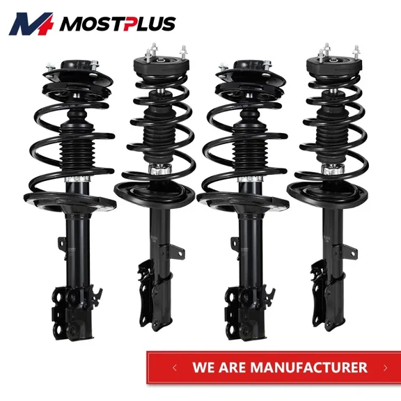 MOSTPLUS 2x Front + 2x Rear Shock Struts for 2004 Toyota Avalon V6 3.0L Sedan Left+Right