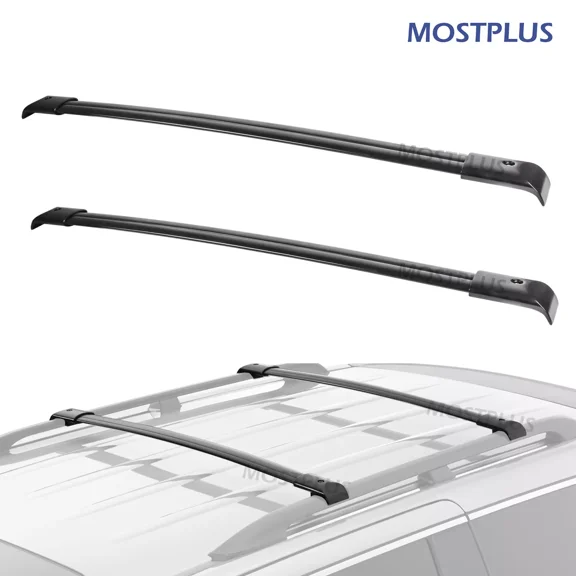 MOSTPLUS 2x Upper Roof Rack Cargo Carrier Cross Bar Crossbars for 2005-2010 Honda Odyssey