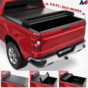 MOSTPLUS 4-Fold 5.8FT Bed Soft Truck Tonneau Cover for 2019-2024 2025 Chevy Silverado GMC Sierra