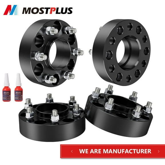 MOSTPLUS 4PCS 1.5" 6x135 Hub Centric Wheel Spacers for 15-23 Ford F150 Expedition Lincoln